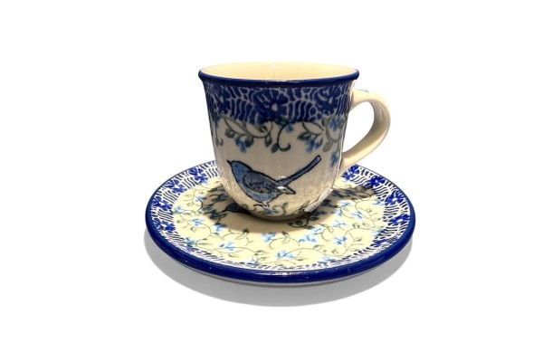 B10 Bunzlau Espresso mokje met schotel 1932X 70ml B10 Tulp Espresso Kop & Schotel 70 ml B10 Bunzlau Espresso mokje met schotel 1932X 70ml B10 Tulp Espresso Kop & Schotel 70 ml